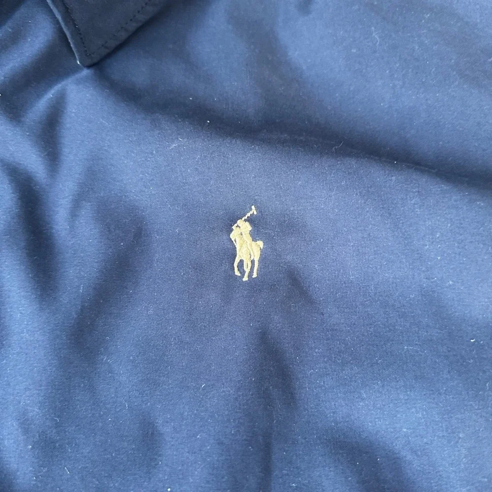 Polo Ralph Lauren Harrington Jacket Men 4XLT Navy Blue Vintage Lined Windbreaker